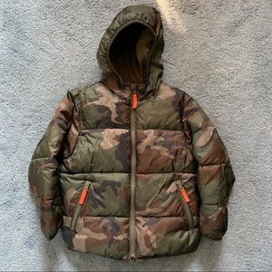 Old Navy camo heavy winter puffer coat xsmall